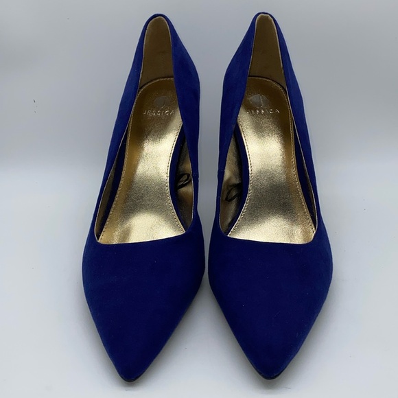 Jessica Angie Faux Suede High Heel Pumps Size 10 - Picture 2 of 11